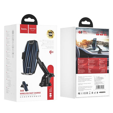Hoco S45 Energia Car Wireless Charger – Dashboard & Air Vent Mount - Saif Al Najmi KwCar ChargersHocoSaif Al Najmi KwS45-HOCOHoco S45 Energia Car Wireless Charger – Dashboard & Air Vent Mount