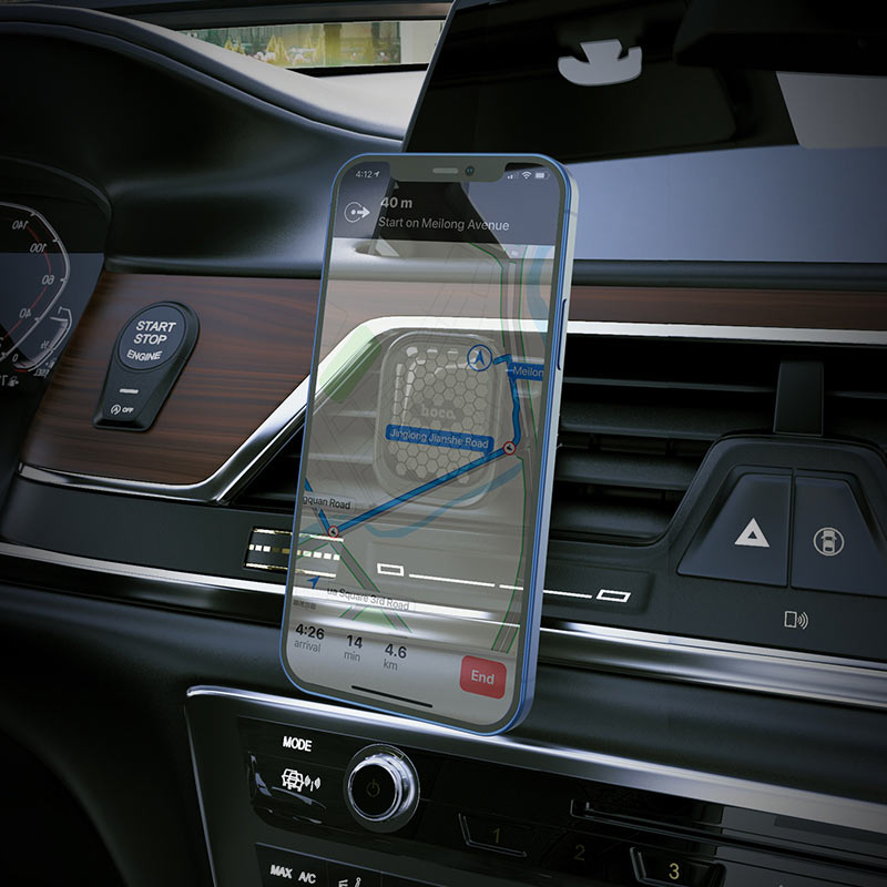 Hoco S49 Fuerte Series Air Outlet Magnetic Car Holder - Saif Al Najmi Kw