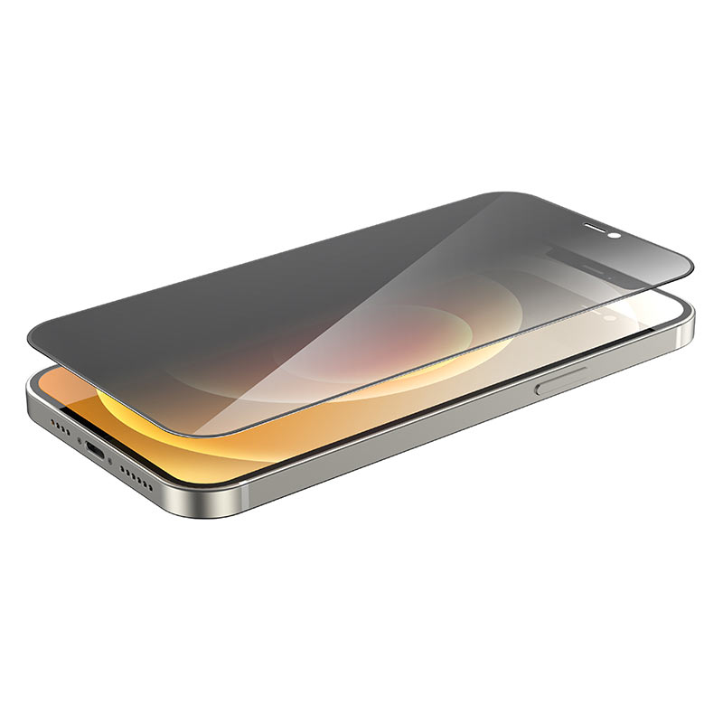 Hoco Shatterproof edges full screen anti-spy tempered glass for iPhone12 Pro Max(A21) - Saif Al Najmi Kw