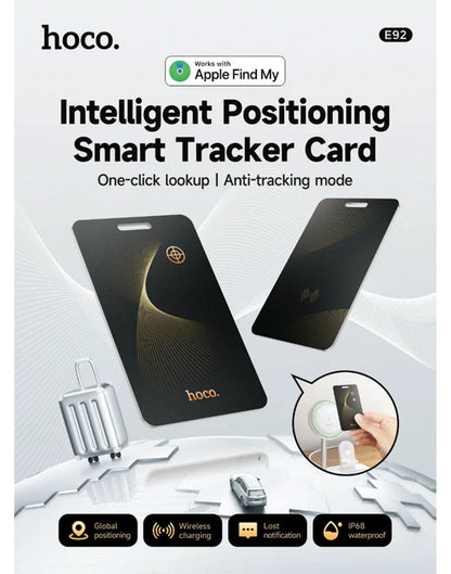 Hoco Smart Wireless Tracker Card Wireless Charging (E92) - Compact & Efficient - Saif Al Najmi KwAirTagHocoSaif Al Najmi KwHoco Smart Wireless Tracker Card Wireless Charging (E92) - Compact & Efficient - Saif Al Najmi Kw