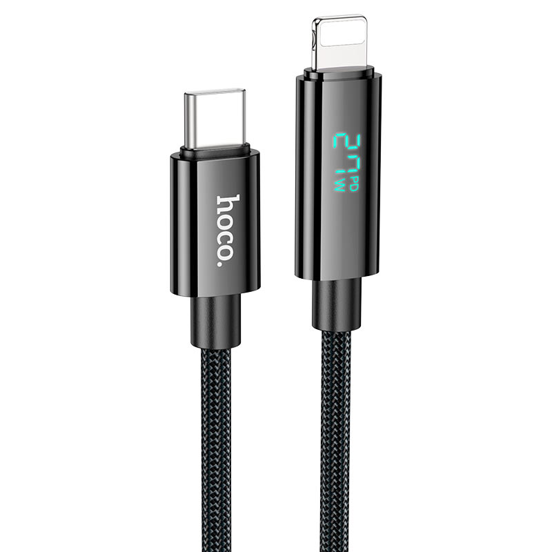 Hoco U125 Benefit PD charging data cable with display iP 1.2M - Saif Al Najmi Kw