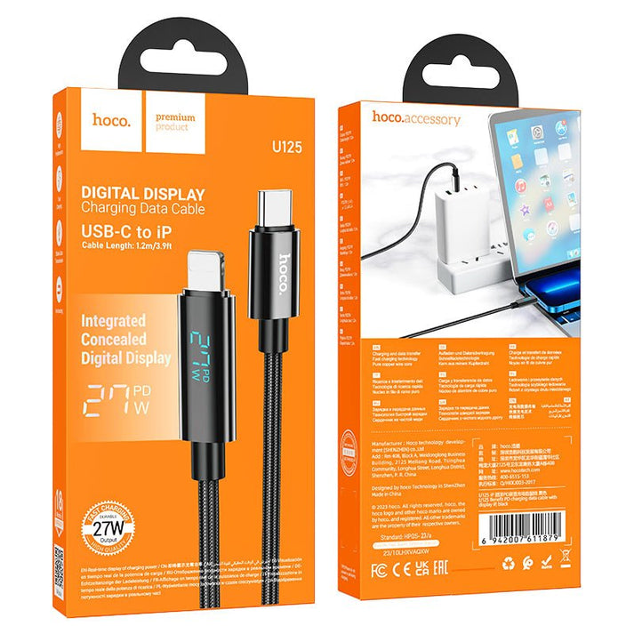 Hoco U125 Benefit PD charging data cable with display iP 1.2M - Saif Al Najmi KwData CablesHocoSaif Al Najmi KwHoco41395Hoco U125 Benefit PD charging data cable with display iP 1.2M - Saif Al Najmi Kw