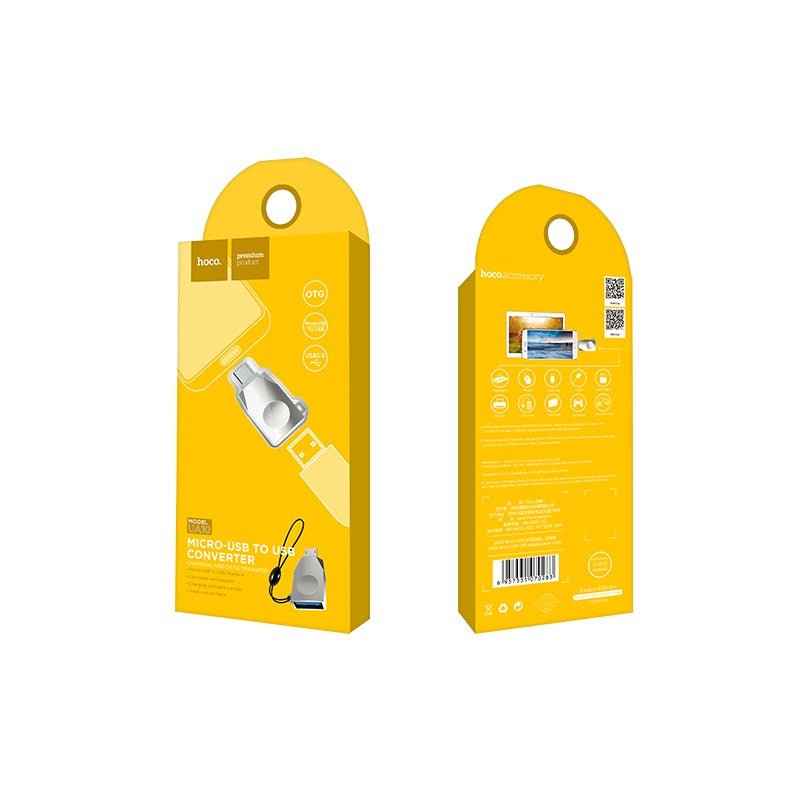 Hoco UA10 Micro - USB OTG adapter - Saif Al Najmi KwOTG / ConnectorsHocoSaif Al Najmi KwUA10Hoco UA10 Micro - USB OTG adapter - Saif Al Najmi Kw