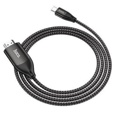 Hoco UA16 Type - C to HDTV HD on - screen cable 2M - Metal Gray - Saif Al Najmi KwOTG / ConnectorsHocoSaif Al Najmi KwUA16Hoco UA16 Type - C to HDTV HD on - screen cable 2M - Metal Gray - Saif Al Najmi Kw