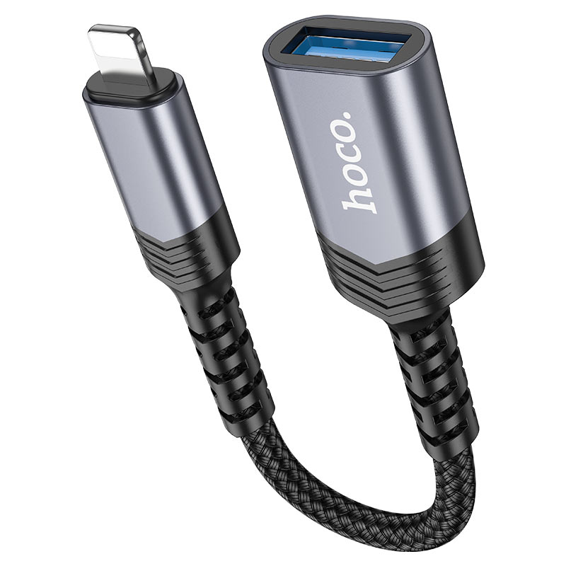 Hoco UA24 Lightning male to USB female converter - Saif Al Najmi Kw