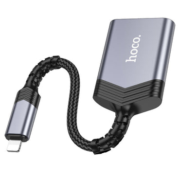 Hoco UA25 2-in-1 card reader Lightning - Saif Al Najmi Kw