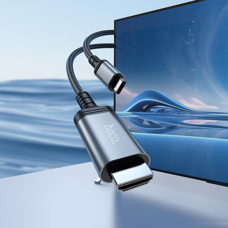 HOCO UA43 USB - C to HDMI Screen Mirroring Cable 1.8m - Saif Al Najmi KwHDMI CablesHocoSaif Al Najmi KwHOCO UA43 USB - C to HDMI Screen Mirroring Cable 1.8m