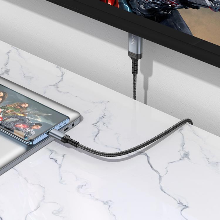 HOCO UA43 USB - C to HDMI Screen Mirroring Cable 1.8m - Saif Al Najmi KwHDMI CablesHocoSaif Al Najmi KwHOCO UA43 USB - C to HDMI Screen Mirroring Cable 1.8m