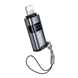 hoco UA44 8 Pin Male to Type - C Female Screen Display Mini Adapter(Metal Gray) - Saif Al Najmi KwOTG / ConnectorsHocoSaif Al Najmi Kwhoco UA44 8 Pin Male to Type - C Female Screen Display Mini Adapter(Metal Gray)