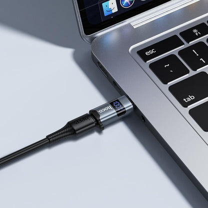 HOCO UA44A USB - C Male to USB - C Female Display Adapter - Saif Al Najmi KwOTG / ConnectorsHocoSaif Al Najmi KwHOCO UA44A USB - C Male to USB - C Female Display Adapter