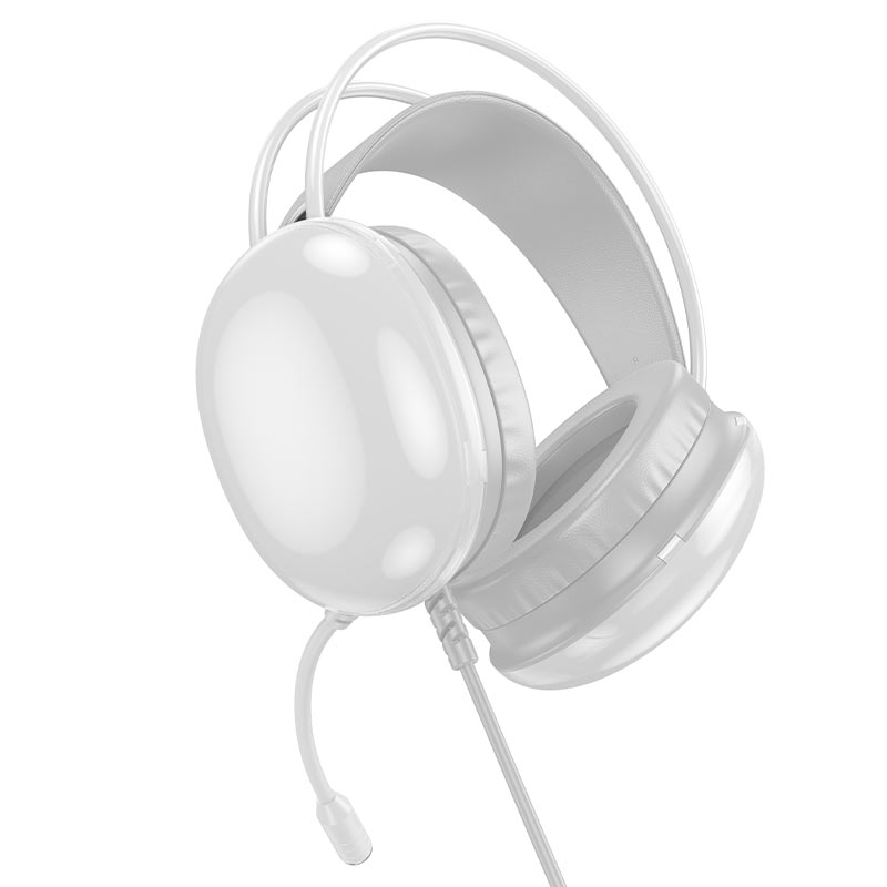 W109 Rich gaming headphones - White - Saif Al Najmi Kw