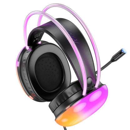 W109 Rich gaming headphones - White - Saif Al Najmi Kw