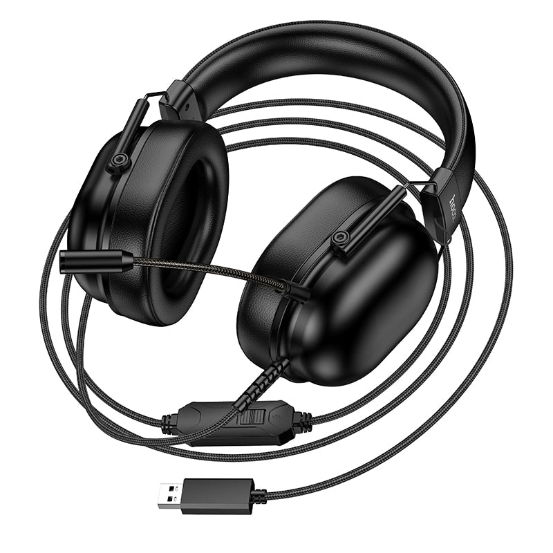 HOCO W113 Dynamic Gaming Headphones 7.1 USB 50mm Drivers - Saif Al Najmi KwHeadphonesHocoSaif Al Najmi KwHOCO W113 Dynamic Gaming Headphones 7.1 USB 50mm Drivers