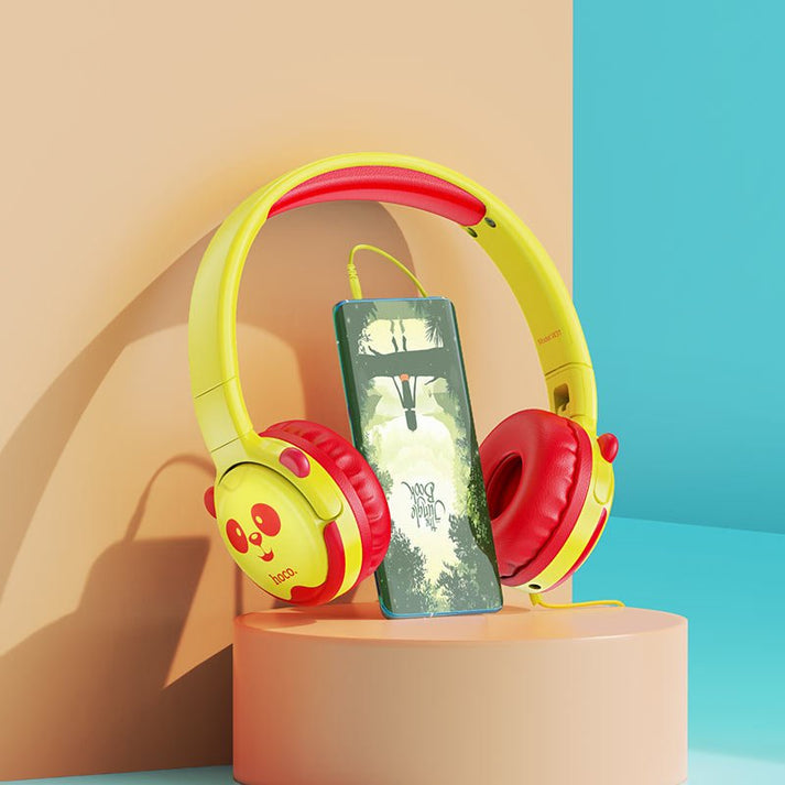 Hoco W31 Children’s Headphones – Safe Sound for Kids - Saif Al Najmi KwHeadphonesHocoSaif Al Najmi KwYellowHoco W31 Children’s Headphones – Safe Sound for Kids