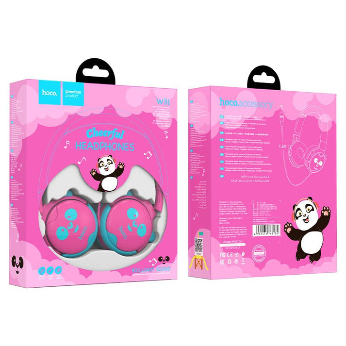 Hoco W31 Children’s Headphones – Safe Sound for Kids - Saif Al Najmi KwHeadphonesHocoSaif Al Najmi KwYellowHoco W31 Children’s Headphones – Safe Sound for Kids