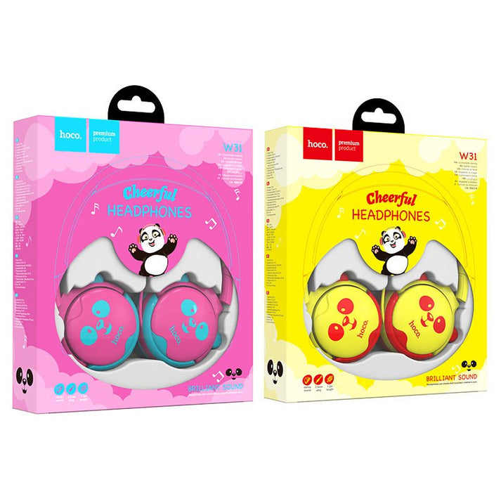 Hoco W31 Children’s Headphones – Safe Sound for Kids - Saif Al Najmi KwHeadphonesHocoSaif Al Najmi KwYellowHoco W31 Children’s Headphones – Safe Sound for Kids