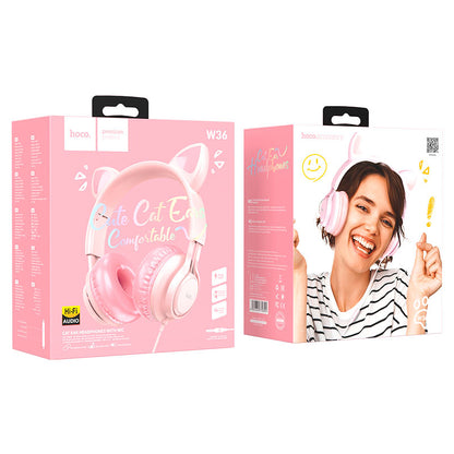 Hoco W36 Cat Ear Wireless Headphones - Saif Al Najmi Kw