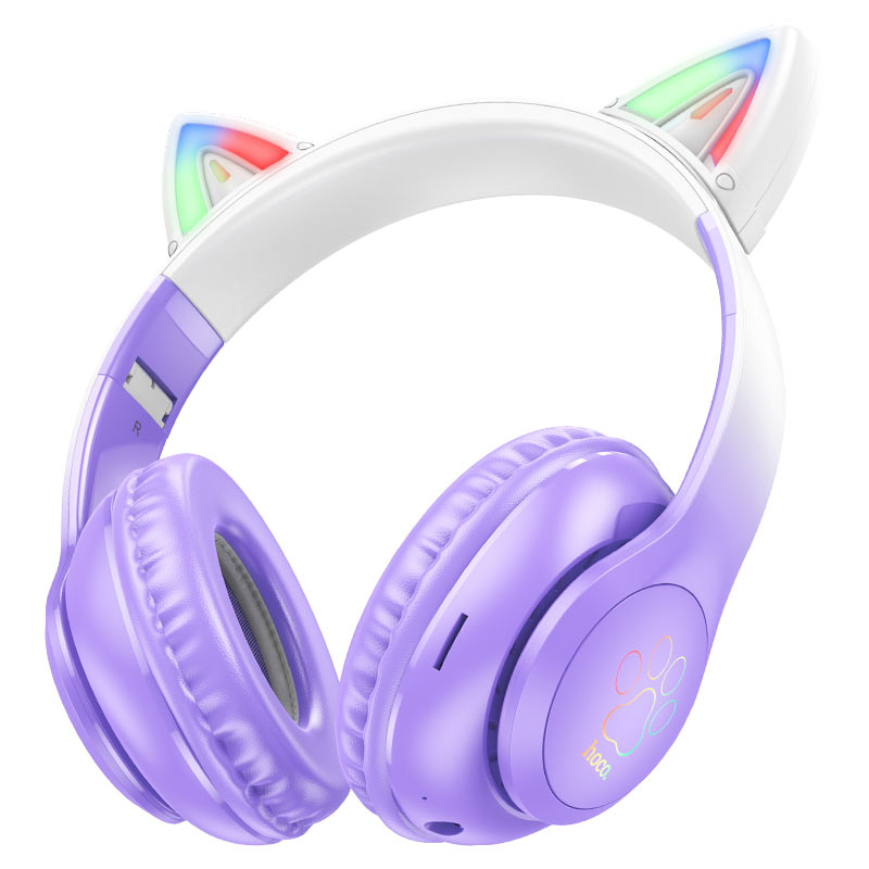 Hoco W42 Cat Ears Wireless Wired Headphones