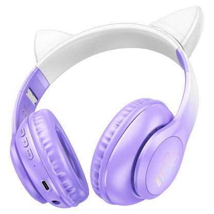 Hoco W42 Cat Ears Wireless Wired Headphones - Saif Al Najmi KwHeadphonesHocoSaif Al Najmi KwHoco W42 Cat Ears Wireless Wired Headphones