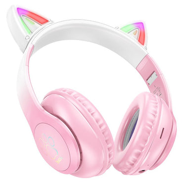 Hoco W42 Cat Ears Wireless Wired Headphones - Saif Al Najmi KwHeadphonesHocoSaif Al Najmi KwHoco W42 Cat Ears Wireless Wired Headphones