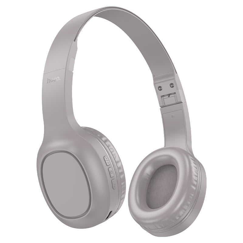 Hoco W46 Charm BT headset - brown - Saif Al Najmi Kw