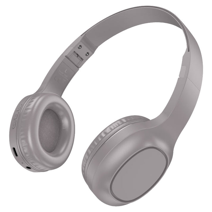 Hoco W46 Charm BT headset - brown - Saif Al Najmi Kw