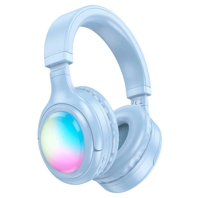 Hoco W48 Focus BT headphones - blue - Saif Al Najmi Kw