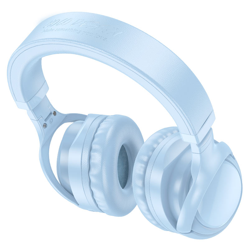 Hoco W48 Focus BT headphones - blue - Saif Al Najmi Kw