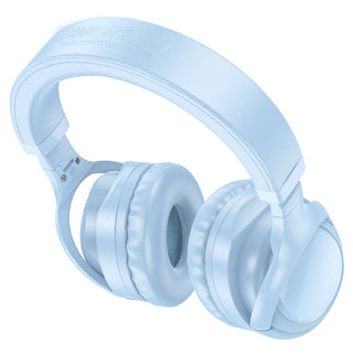 Hoco W48 Focus BT headphones - blue - Saif Al Najmi Kw