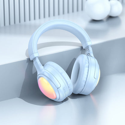 Hoco W48 Focus BT headphones - blue - Saif Al Najmi Kw