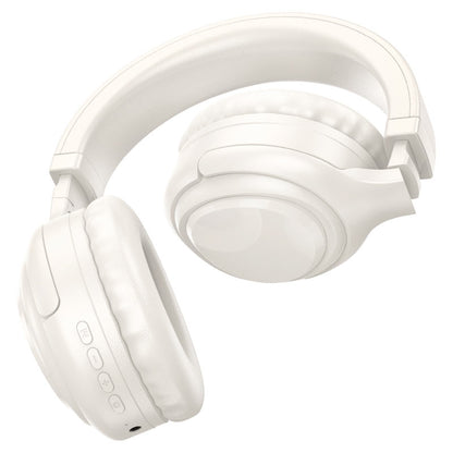 Hoco W48 Focus BT headphones - milky white - Saif Al Najmi Kw