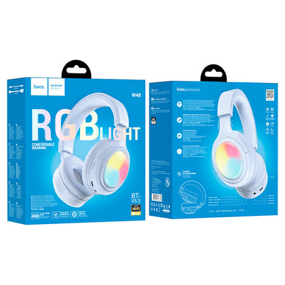 Hoco W48 Focus BT headphones - blue - Saif Al Najmi Kw