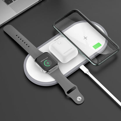 Hoco Wireless charger “CW24 Handsome” 3 - in - 1 tabletop charging dock 10w - Saif Al Najmi KwSaif Al Najmi KwSaif Al Najmi KwHoco Wireless charger “CW24 Handsome” 3 - in - 1 tabletop charging dock 10w