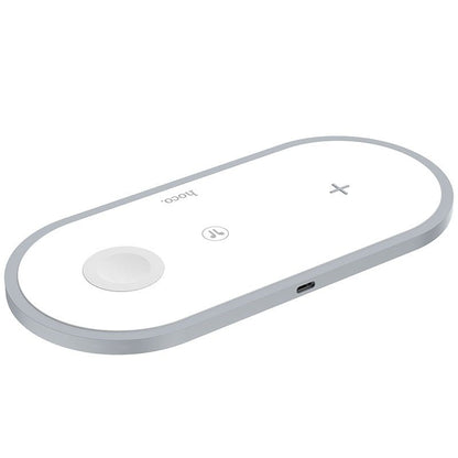 Hoco Wireless charger “CW24 Handsome” 3 - in - 1 tabletop charging dock 10w - Saif Al Najmi KwSaif Al Najmi KwSaif Al Najmi KwHoco Wireless charger “CW24 Handsome” 3 - in - 1 tabletop charging dock 10w