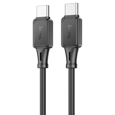 Hoco X101 Assistant 60W silicone charging data cable Type-C to Type-C - Saif Al Najmi Kw
