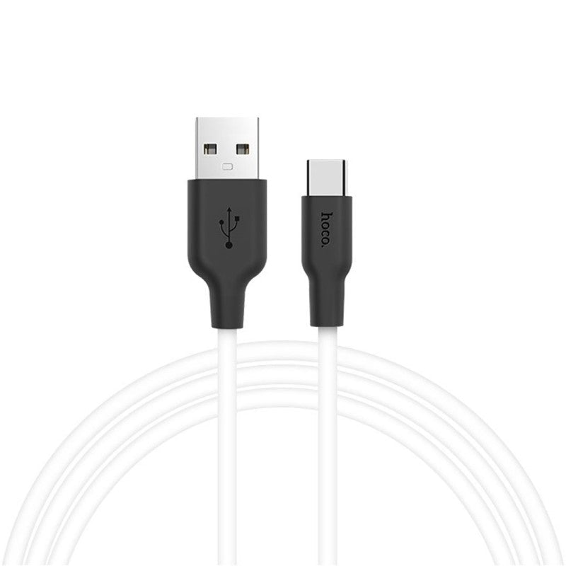 Hoco X21 Silicone type - c charging cable 1M - Saif Al Najmi KwData CablesHocoSaif Al Najmi KwHoco29664Black&WhiteHoco X21 Silicone type - c charging cable 1M - Saif Al Najmi Kw