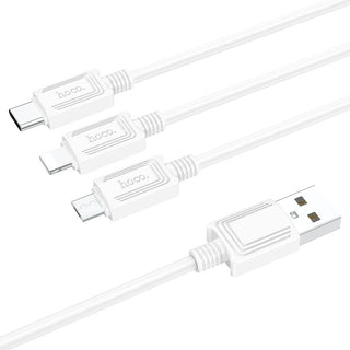 Hoco X74 3 - in - 1 charging cable(iP+Micro+Type - C) - Saif Al Najmi KwData CablesHocoSaif Al Najmi KwHoco40079WhiteHoco X74 3 - in - 1 charging cable(iP+Micro+Type - C) - Saif Al Najmi Kw