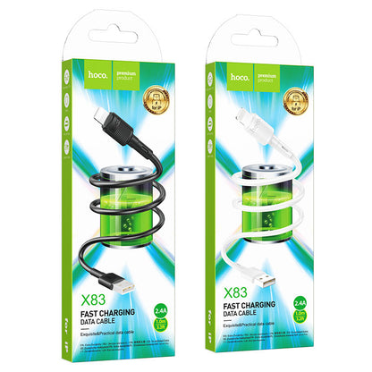 Hoco X83 iP Victory charging data cable (L=1m) - Saif Al Najmi Kw