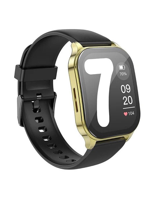 Hoco Y19 AMOLED Bluetooth Smart Sports Watch 1.96 Inch, IP68 Waterproof - Saif Al Najmi KwSmart WatchesHocoSaif Al Najmi Kwgold blackHoco Y19 AMOLED Bluetooth Smart Sports Watch 1.96 Inch, IP68 Waterproof