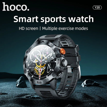 Hoco Y20 Sports Smart Watch - Black - Saif Al Najmi KwSmart WatchesHocoSaif Al Najmi KwHoco Y20 Sports Smart Watch - Black - Saif Al Najmi Kw
