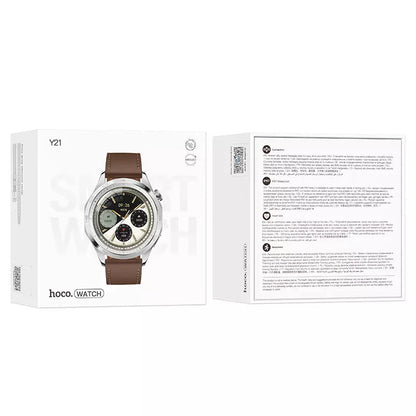 Hoco Y21 Smart Watch AMOLED - Bluetooth Calls IP67 Waterproof - Saif Al Najmi KwSmart WatchesHocoSaif Al Najmi KwY21Hoco Y21 Smart Watch AMOLED - Bluetooth Calls IP67 Waterproof - Saif Al Najmi Kw