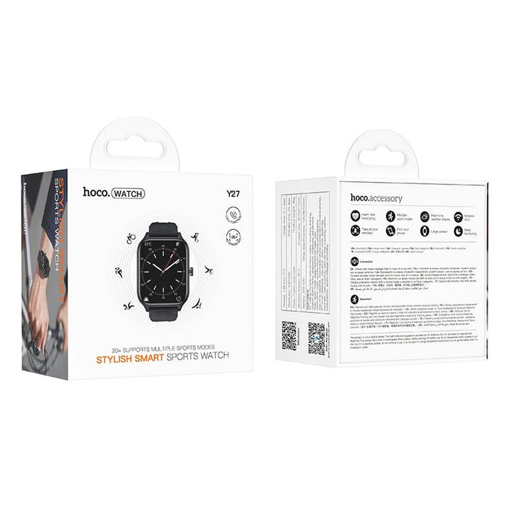 HOCO Y27 Smart Sports Watch Bluetooth Calling - Saif Al Najmi KwSmart WatcheshocoSaif Al Najmi KwHOCO Y27 Smart Sports Watch Bluetooth Calling