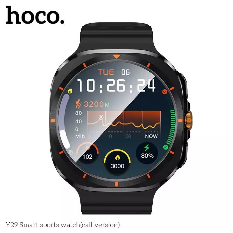 Hoco Y29 Smart Sports Watch with Call Function - Saif Al Najmi KwSmart WatchesSaif Al Najmi KwSaif Al Najmi KwBlackHoco Y29 Smart Sports Watch with Call Function
