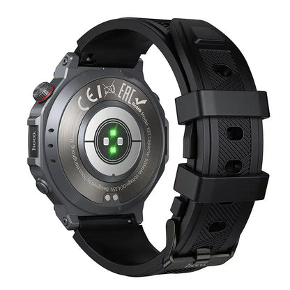 HOCO Y37 AMOLED GPS Smart Sport Watch with Calling Black - Saif Al Najmi KwSmart WatchesHocoSaif Al Najmi KwHOCO Y37 AMOLED GPS Smart Sport Watch with Calling Black