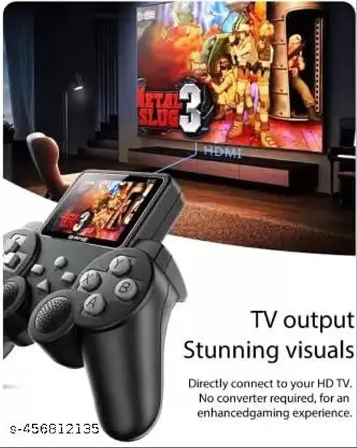 S10 Game Controller Design - 2.4" Screen, 520 Games Black Edition - Portable Handheld Console - Saif Al Najmi Kw