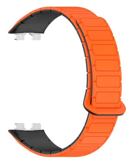 Huawei Magnetic Loop Sport Silicone Strap for Huawei Band 10/9/8 – NFC Compatible Replacement Belts - Saif Al Najmi KwBELTS WATCHSaif Al NajmiSaif Al Najmi KwOrange BlackHuawei Magnetic Loop Sport Silicone Strap for Huawei Band 10/9/8 – NFC Compatible Replacement Belts