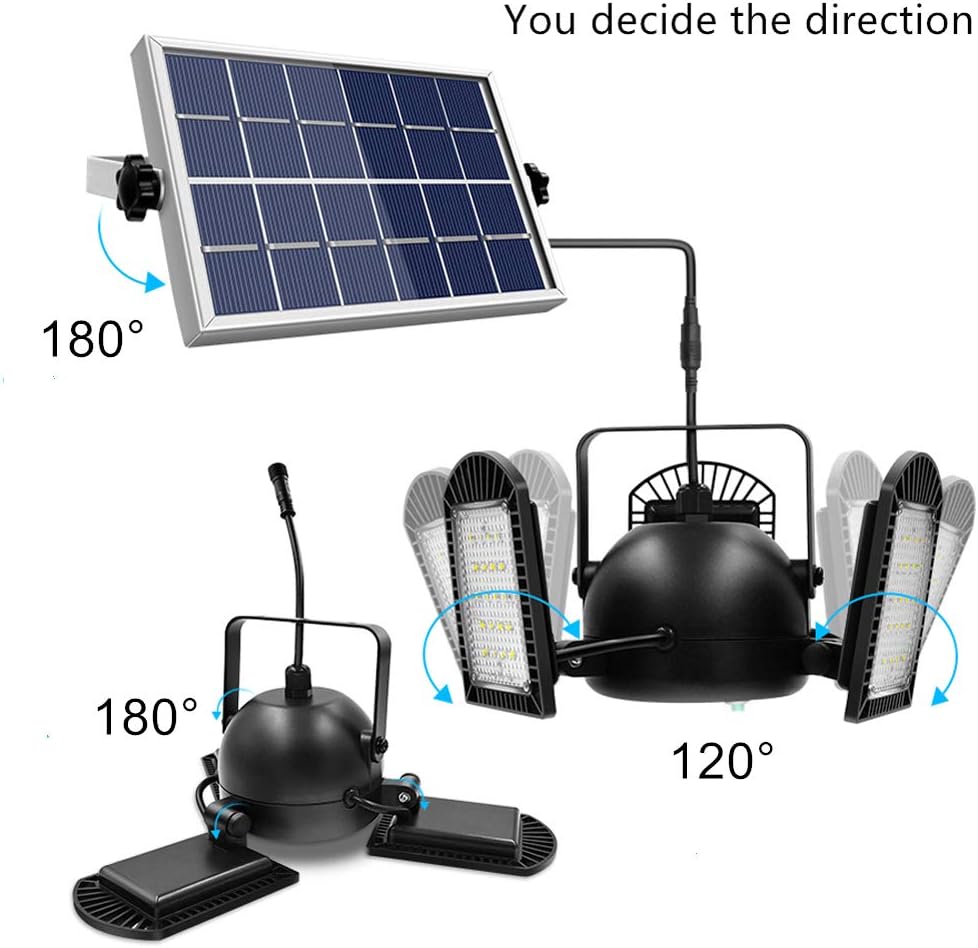 HULPPRE Solar LED Garage Light 60 LEDs with Remote Control - Saif Al Najmi KwLED LightHULPPRESaif Al Najmi KwHULPPRE Solar LED Garage Light 60 LEDs with Remote Control