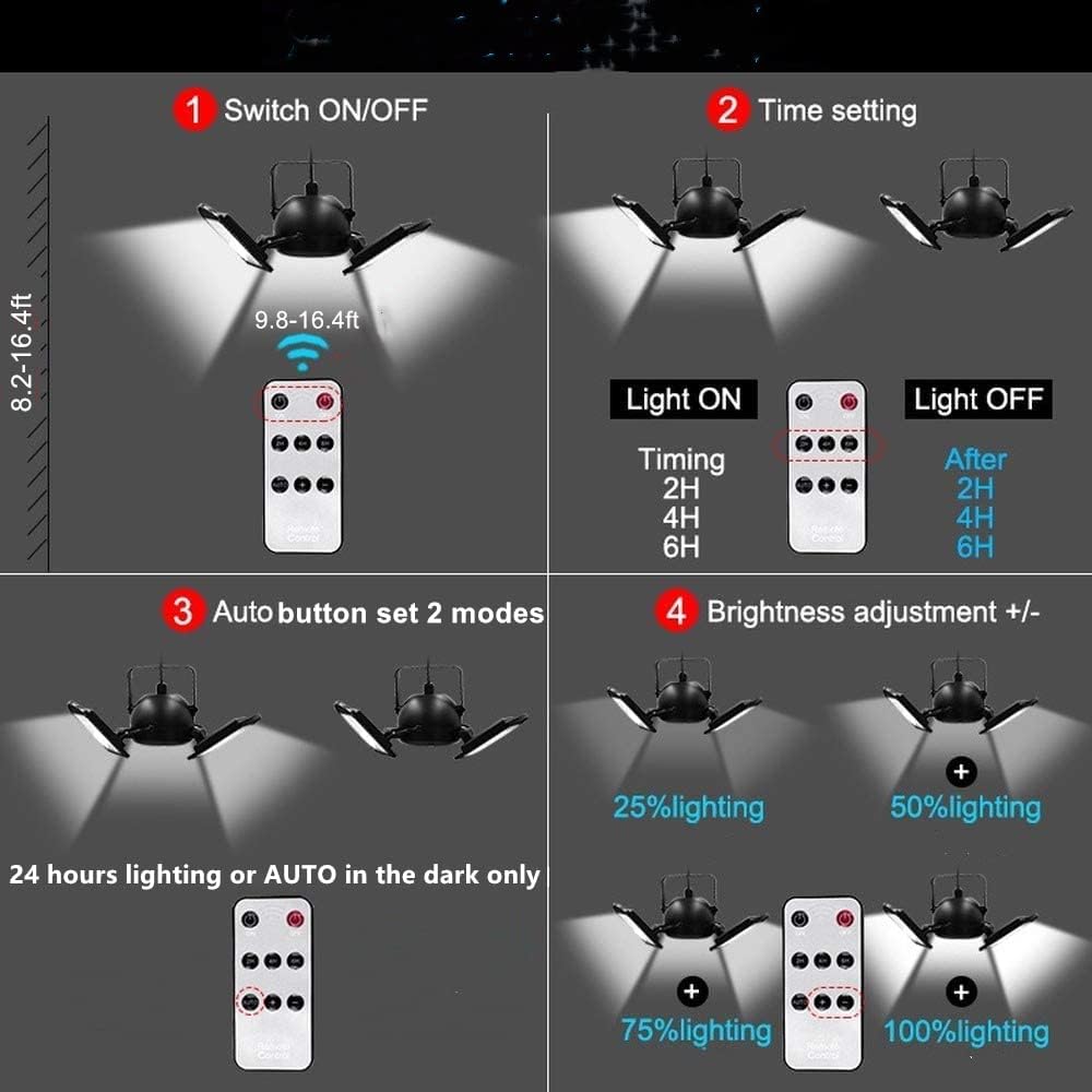 HULPPRE Solar LED Garage Light 60 LEDs with Remote Control - Saif Al Najmi KwLED LightHULPPRESaif Al Najmi KwHULPPRE Solar LED Garage Light 60 LEDs with Remote Control