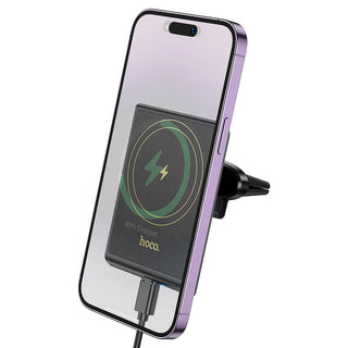 HW19 Precious magnetic wireless fast charging car holder(air outlet) - Black - Saif Al Najmi KwMobile StandsHocoSaif Al Najmi KwHW19132620HW19 Precious magnetic wireless fast charging car holder(air outlet) - Black - Saif Al Najmi Kw