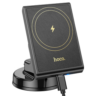 HW20 Precious magnetic wireless fast charging car holder(center console) - Black - Saif Al Najmi KwMobile StandsHocoSaif Al Najmi KwHW20132621HW20 Precious magnetic wireless fast charging car holder(center console) - Black - Saif Al Najmi Kw